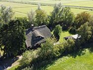 Ein Reetdachhaus, wie es im Buche steht: Wohnlich, gemütlich, mit viel Platz und Natur! - Nordenham