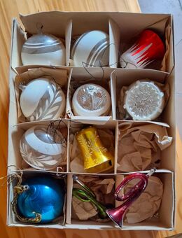 Weihnachtsbaumkugeln aus den 50er Jahren - Berlin Treptow-Köpenick