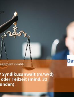 Volljurist / Syndikusanwalt (m/w/d) in Vollzeit oder Teilzeit (mind. 32 Wochenstunden) - München