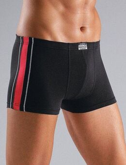 AUTHENTIC UNDERWEAR Boxer Boxershorts für Herren (Packung, 4-St) mit kontrastfarbigen Streifen seitlich