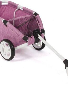 CHIC2000 Puppen Ziehwagen Skipper, Jeans Pink