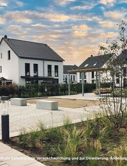 Neubau-Doppelhaushälfte mit Satteldach nach EH 40 Effizienzstandard! - Hahnheim