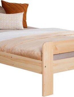 Ticaa Massivholzbett "Bert", FSC®-zertifiziert (Kiefer), Jugendbett, mit Lattenrost (90x200cm, 100x200cm, 140x200cm), ideal für das Kinder- und Jugendzimmer, Massivholz