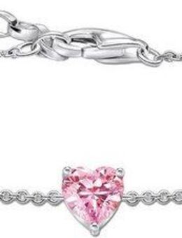 THOMAS SABO Armband mit großem Herz-Anhänger, A2157-051-14-L19V, A2157-051-9-L19V, mit Zirkonia (synth)