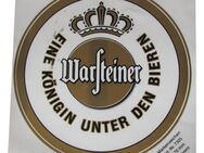 Brauerei Warsteiner - Eine Königin unter den Bieren - transparenter Aufkleber 17 cm - Doberschütz