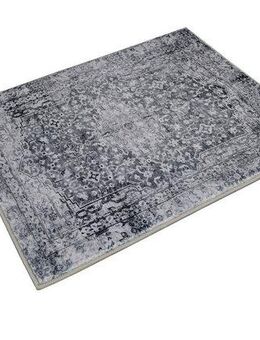 Wecon home Badematte Ralph, Höhe 0,5 mm, fußbodenheizungsgeeignet, Polyester, rechteckig, Vintage, waschbar, rutschfest, schnell trocknend, weich, Badteppich