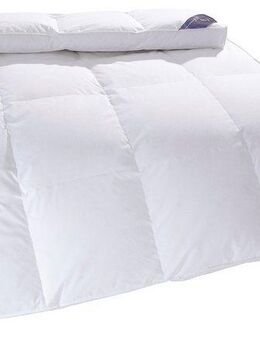 Excellent Daunenbettdecke VENEDIG, Bettdecken für Sommer und Winter, Decke, Füllung: 90% Daunen, 10% Federn, Bezug: 100% Baumwolle, Bettdecke 135x200 cm, 155x220cm und weitere Größen, Made in Germany