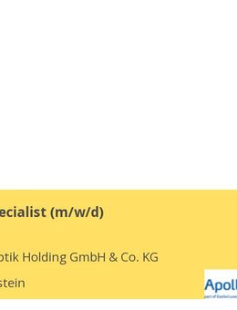 Retail IT Specialist (m/w/d) - Kammerstein