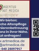 Pflegevermittlung ▻ 24h Private Pflege Betreuung Demenzpflege Altenpflege zu Hause ❤️Haushaltshilfe, Betreuerin oder Altenpflegerin Hamburg Bergedorf Vierlande Kirchwerder Altengamme in 21035