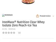 IronMaxx® Nutrition Clear Whey Isolate Zero Peach-Ice Tea - Dresden