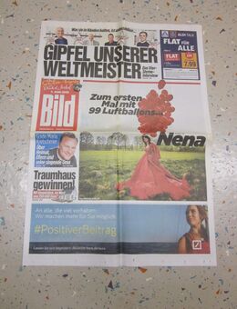 Bild Zeitung Sonderausgabe vom 7. Juni 2018 - mit Dackel "Jokel" - Mahlberg