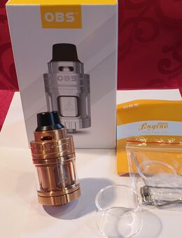 OBS Engine Kupfer. RTA.. FP. 24€. Top Zustand!! SAMMLUNGSVERKLEINERUNG!! RTA, Selbstwickler, Verdampfer, Tank für Akkuträger / E Zigarette / Vape. - Bühl