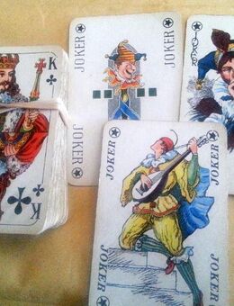 Altes Katenspiel mit 52 Karten + 3 Joker - Zerbst (Anhalt) Zentrum