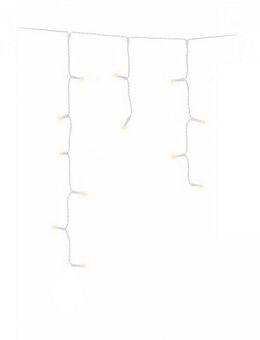 my home LED-Lichterkette Livva in 6, 12 und 24 m Kettenlänge, 240-flammig, LED-Eisregen Lichterkette, warmweißes Licht, Timer, + 3 m Zuleitung