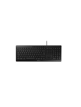 Cherry STREAM KEYBOARD Kabelgebundene Tastatur, Schwarz, USB Tastatur