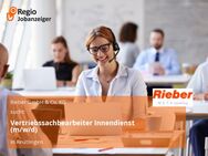 Vertriebssachbearbeiter Innendienst (m/w/d) - Reutlingen