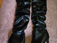 Stiefel Overknee Stilletto gr 41 schwarz neu - Rheine