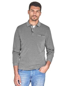 CASAMODA Langarm-Poloshirt CASAMODA Polo-Shirt Langarm gestreift