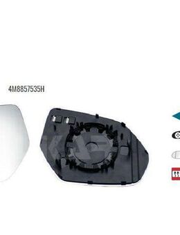 SPIEGELGLAS LINKS BEHEIZT ASPHÄRISCH AUDI Q8 4MN 4M8857535H NEU - Dortmund Wickede