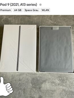 Apple iPad 10.2“ 9.Gen. (2022) 64 GB Wifi Space grau Neu - Sankt Augustin