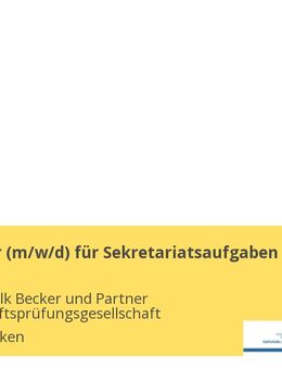 Mitarbeiter (w/m/d) für Sekretariatsaufgaben - Saarbrücken