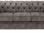 Home affaire Chesterfield-Sofa Chesterfield 3-Sitzer B/T/H: 198/89/74 cm, mit hochwertiger Knopfheftung, auch in Leder