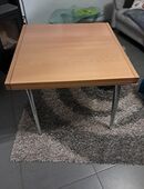 Esstisch, Buche, ausziehbar, mit Chrombeinen in 45549