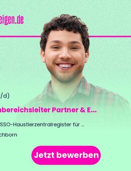 Fachbereichsleiter Partner & Ehrenamt I Tierschutz I Vollzei - Eschborn