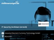 IT Security Architect (m/w/d) - München