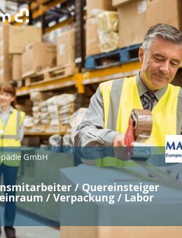Produktionsmitarbeiter / Quereinsteiger (m/w/d) Reinraum / Verpackung / Labor - Mörsdorf (Thüringen)