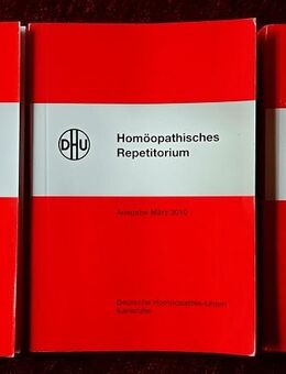 3 verschiedene Ausgaben „DHU - Homöopathisches Repetitorium“ - Niederfischbach