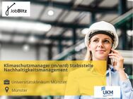 Klimaschutzmanager (m/w/d) Stabsstelle Nachhaltigkeitsmanagement - Münster