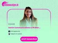 Senior Communications & PR Manager (m/w/d) - Pullach (Isartal)