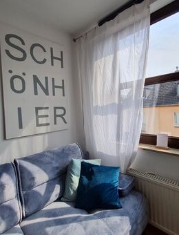 Sofa Schlafsofa blau samt Couch - Köln