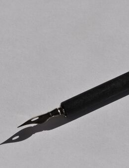 Kalligraphie Schreibstift aus Holz mit Schreibspitze schwarz - Alzenau