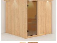 Karibu Sauna Rodin, BxTxH: 210 x 210 x 202 cm, 68 mm, (Set) ohne Ofen
