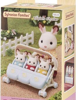 Sylvanian Families Spielwelt Drillings-Kinderwagen (5533)
