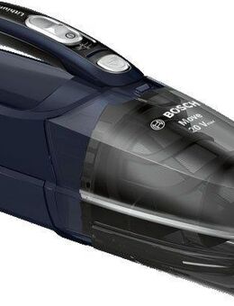 BOSCH Akku-Handstaubsauger BHN20L 20Vmax, hohe Saugkraft, lange Laufzeit, flexible Reinigung, beutellos, ideal für Polster und Auto, leicht, kabellos