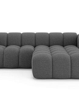 OTTO home Ecksofa KALLIE Design-Sofa mit Wellenunterfederung, Bubble-Optik, 248/186/72cm, moderne Steppung, hoher Sitzkomfort und modernes Design