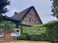 Reetdach meets Edelstahl - spektakuläres Mehrgenerationen Fachwerk-Anwesen - ca. 200 m2/ 94m2 / 68 m2 kernsaniert - Quickborn (Landkreis Pinneberg)