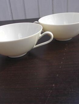 Hutschenreuther Porzellan 2 Suppentassen weiß zus. 5,- Vintage - Flensburg