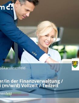 Mitarbeiter/in der Finanzverwaltung / Kämmerei (m/w/d) Vollzeit / Teilzeit - Großkarolinenfeld