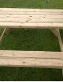 Picknicktisch 38MM 180CM LANGE TOP FUR 169 EURO in 26831