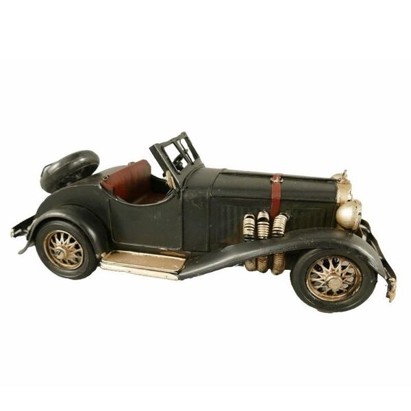 Schönes Cabrio Blechauto Blechmodell schwarz Blechspielzeug 25 cm - München