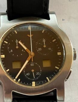 Herren Armbanduhr Ventura V-Tronik Design by Hannes Wettstein, Chronograph - Laaber