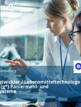 Produktentwickler / Lebensmitteltechnologe oder vglb. (g*) Paniermehl- und Panadensysteme - Langenau