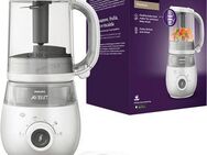 Philips AVENT Babynahrungszubereiter, 400 W, 4-in-1 Funktion, Dampfgaren, Mixen, Auftauen Aufwärmen