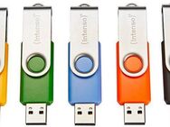 Intenso USB Flash Drive 2.0 64 GB Basic Line 5er Pack USB-Stick (USB 2.0, Lesegeschwindigkeit 28,00 MB/s)