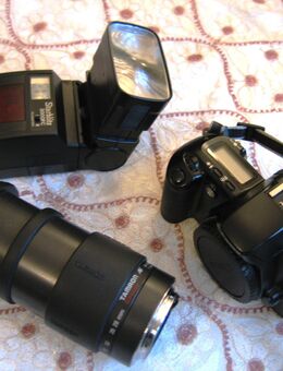 Canon EOS 500 SLR mit Tamron 28-200mm, Nahlinse 240 € - Celle