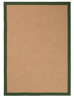 carpetfine Sisalteppich Sisal, rechteckig, Höhe: 5 mm, mit farbiger Bordüre, Anti Rutsch Rückseite